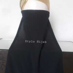 Black Niqab Patti