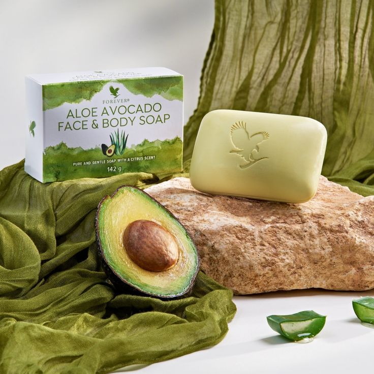 Imported Aloe Avocado Face & Body Soap - Image 2