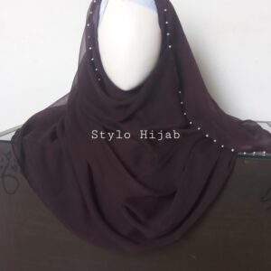 Beaded Pinless Hijab