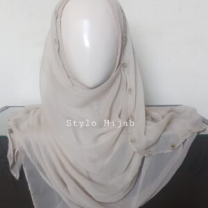 Mirrored Pinless Hijab
