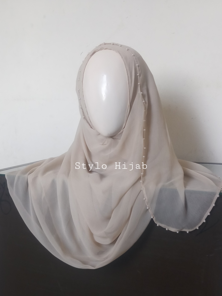 Beaded Pinless Hijab - Image 3