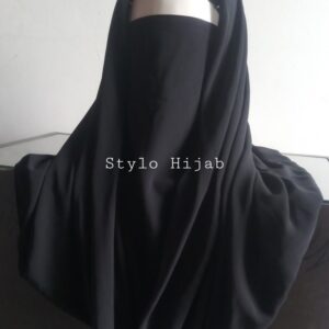 Black Misri Hijab/ Niqab