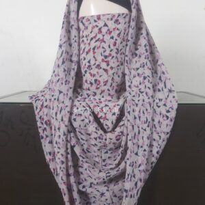 Silver Printed Misri Hijab