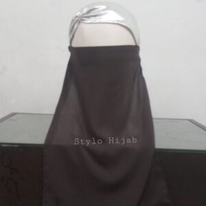 Plum/Kaleji Half Niqab