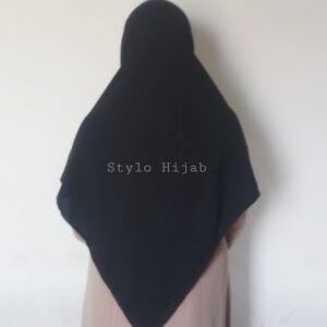 Black Square Hijab
