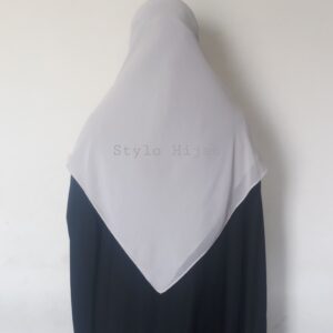 Light Grey square Hijab