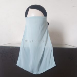 Sky Blue Niqab Patti