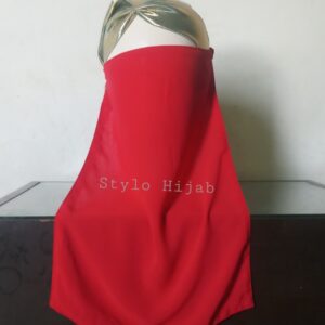 Red Half Niqab/Veil