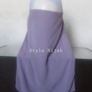 Light Grey Niqab Patti