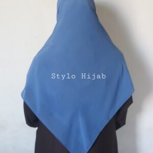 Cobalt Blue Square Hijab