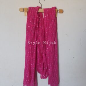 Pink Fancy Beaded Hijab