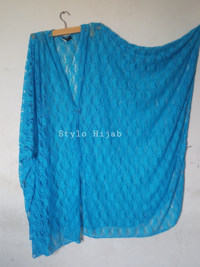 Ferozi Beaded Net Shrug/upper - Image 2