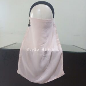 Peach Half Veil/Niqab