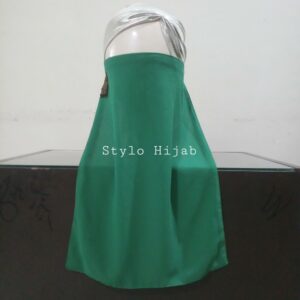 Bottle Green Niqab Patti