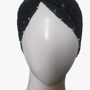 Beaded Black Underscarf